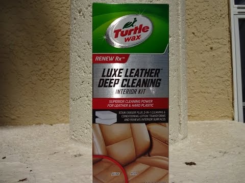 Turtle Wax Luxe Leather Deep Cleaning Review and Test Results on a 2014 Hyundai Tucson