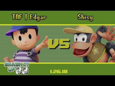 TNF Edgar (Ness) vs Shisy (Diddy Kong) - SIU 88 - Wii U