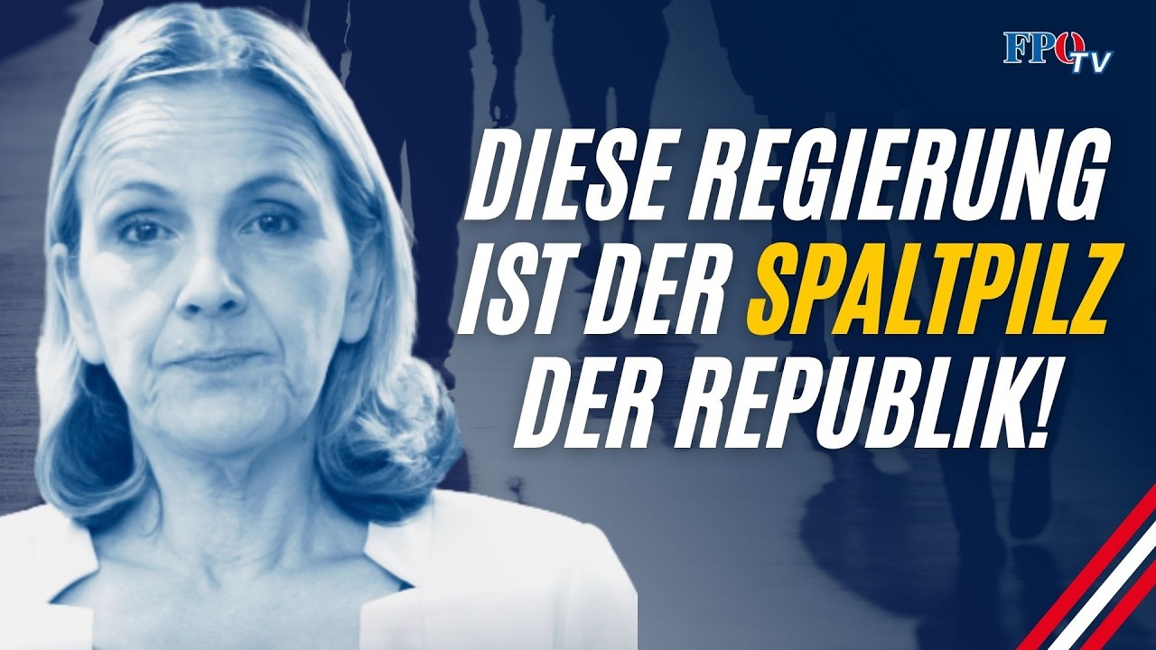 90 Prozent sehen ein gespaltenes Land – diese Regierung ist der Spaltpilz der Republik!