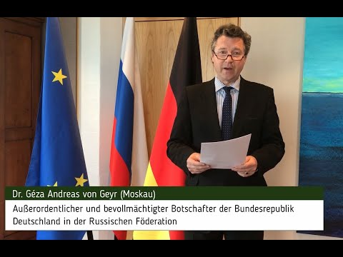 Deutscher Botschafter Dr. Géza Andreas von Geyr – Versöhnung bleibt für uns Auftrag Deutscher Botschafter Dr. Géza Andreas von Geyr – Versöhnung bleibt für uns Auftrag