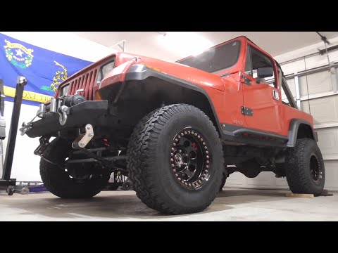 Lifting the Front of the YJ - Skyjacker Springs and MORE Shackles