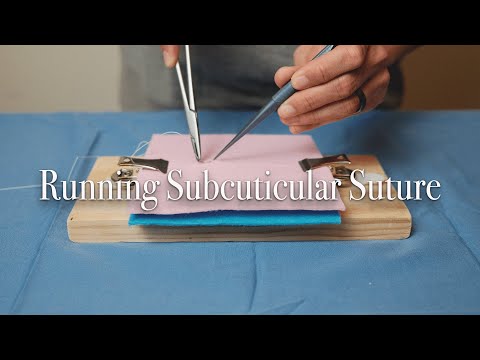 How to Perform a Running Subcuticular Suture w/ @themodernsurgeon | ND MD
