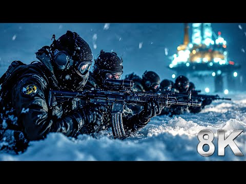 Antarctica 2027 (The Federation Oil Platform Sabotage) Call of Duty Ghosts - 8K