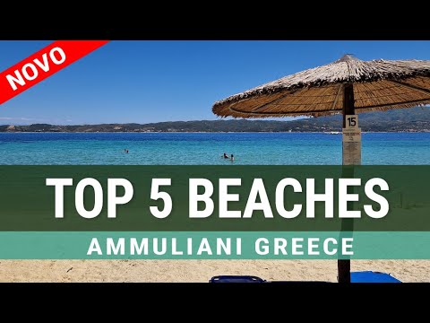 Greece Best 5 Beaches Ammouliani + INFO 2025 Amuljani plaže Road to the Beaches