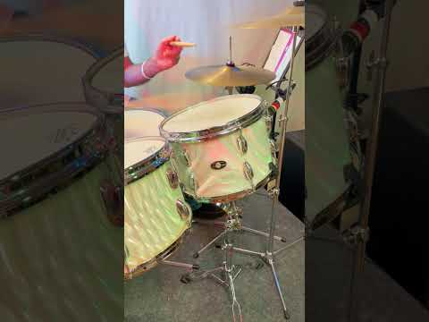 Slingerland Tom 8" x 12" Early 70s White Satin Flame Pearl image 13