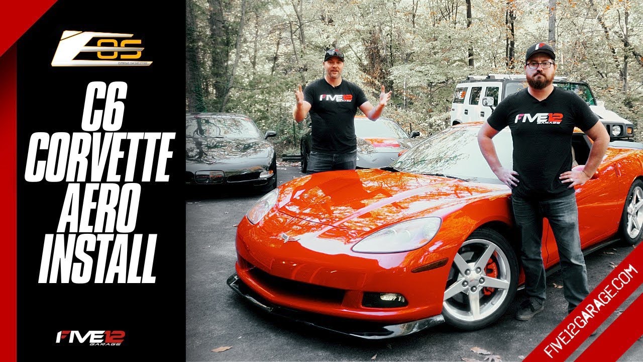 C6 Corvette Extreme Online Store EOS ZR1 Aero Kit | Front Splitter, Side Skirts, Spoiler Install