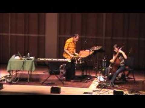 Lukas Ligeti and Colleen duet live at Merkin Hall, NYC