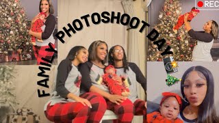 Family Photoshoot Day 📸 | *Vlogmas *