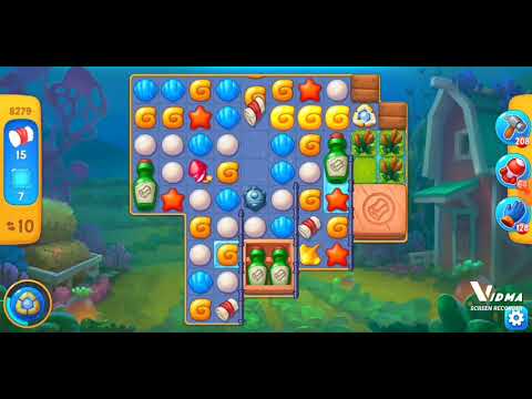 Fishdom. 8279 level no boosters and diamonds - 15 moves