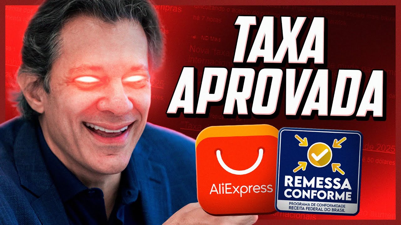Nova TAXA de IMPORTAÇÃO! APROVADA!!O que ESTÁ RUIM sempre pode PIORAR!