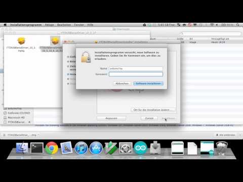 Arduino Tutorial: Kapitel 2.1 - FTDI Treiber installieren für ältere Arduino Boards (MAC)
