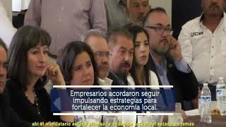 MANIFIESTA LA INICIATIVA PRIVADA, SU RESPALDO AL GOBERNADOR