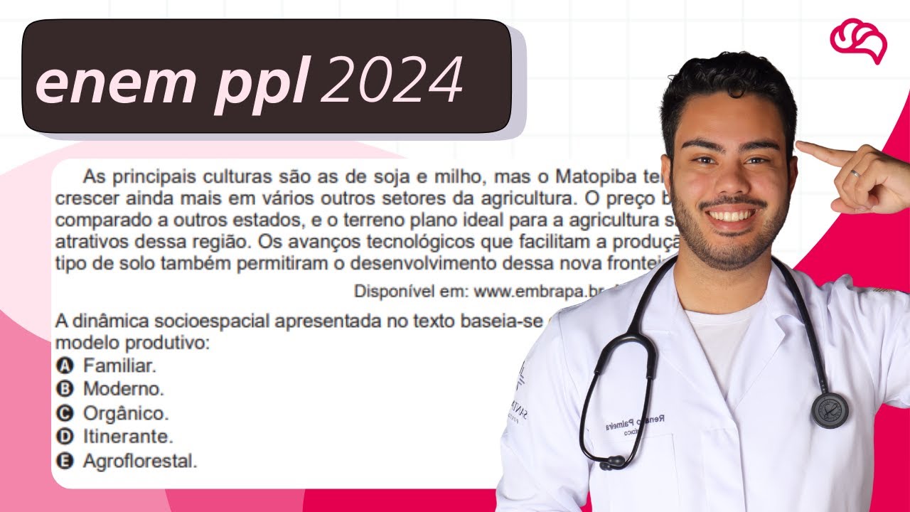 Resolução em Vídeo — Questão 81 ENEM 2024 PPL