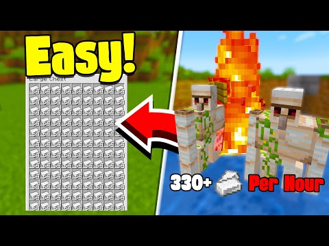 How to Build EASY Iron Farm in Minecraft 1.21+ | Java Edition — Minecraft farm tutorial thumbnail