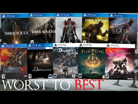 Ranking EVERY Modern From Software Game WORST TO BEST (Soulsborne, Armored Core 6, Metal Wolf Chaos)