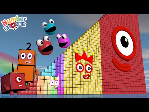 Numberblocks PUZZLE Step Squad 1378 The Amazing Numberblocks HUGE Standing Tall Numbers Pattern