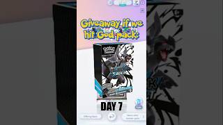 Giving away if we hit a Pokemon God Pack - Day 7  #Pockettcg #Pokemon #Shorts