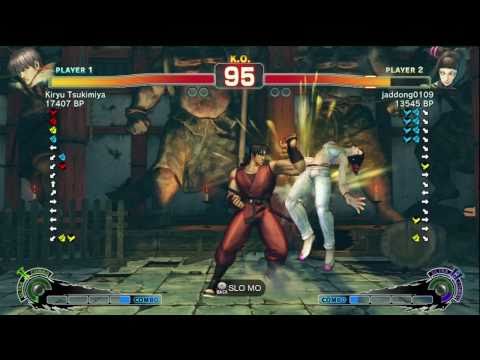 Kiryu Tsukimiya [Guy] vs jaddong0109 [Juri] SSF4 Japanese Online Ranked Matches - TRUE-HD