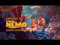 Opening To Finding Nemo 2004 Australian DVD