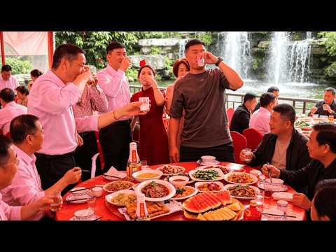 浙江龙游订婚宴现场！600元吃16道菜，全程记录真实乡村宴席！#ChineseFood#VillageLife #weddingfeast #villagefeast