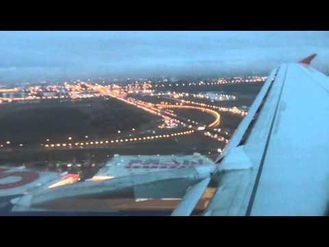 Aeroflot Airbus A321 Landing at St.Petersburg Airport