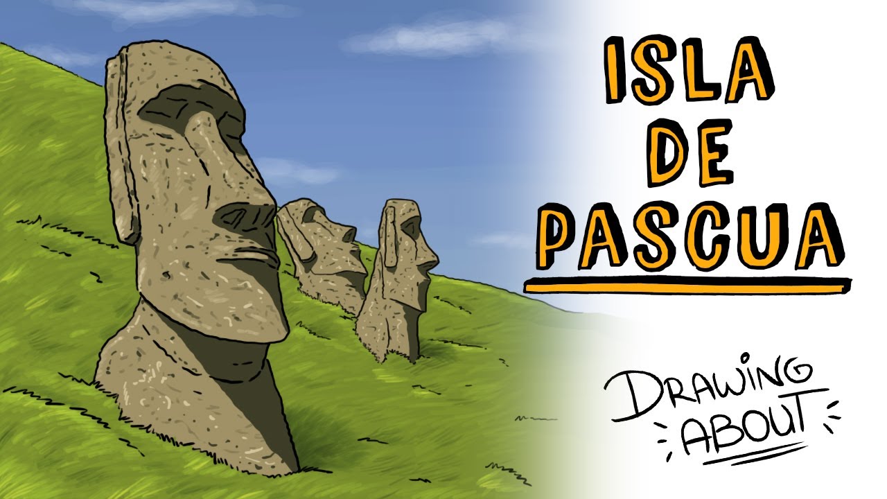 LA ENIGMÁTICA ISLA DE PASCUA 🗿 | Draw My Life