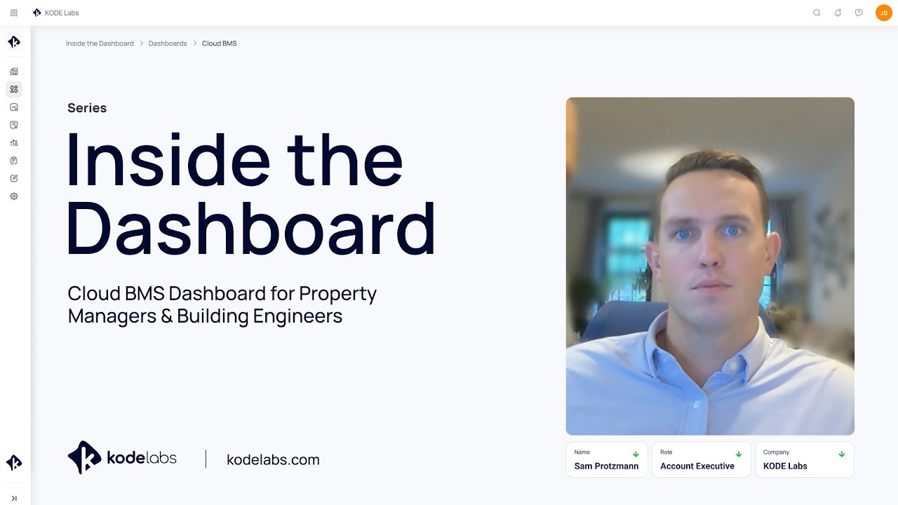 Inside the Dashboard: Sam Protzmann’s Cloud BMS Dashboard for Property Managers & Building Engineers