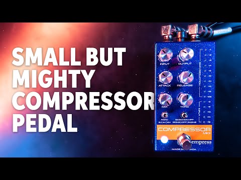 Empress Effects Guitar Compressor MKII Pedal - Blue | Sweetwater Empress Effects Guitar Compressor MKII Pedal - Blue | Sweetwater
