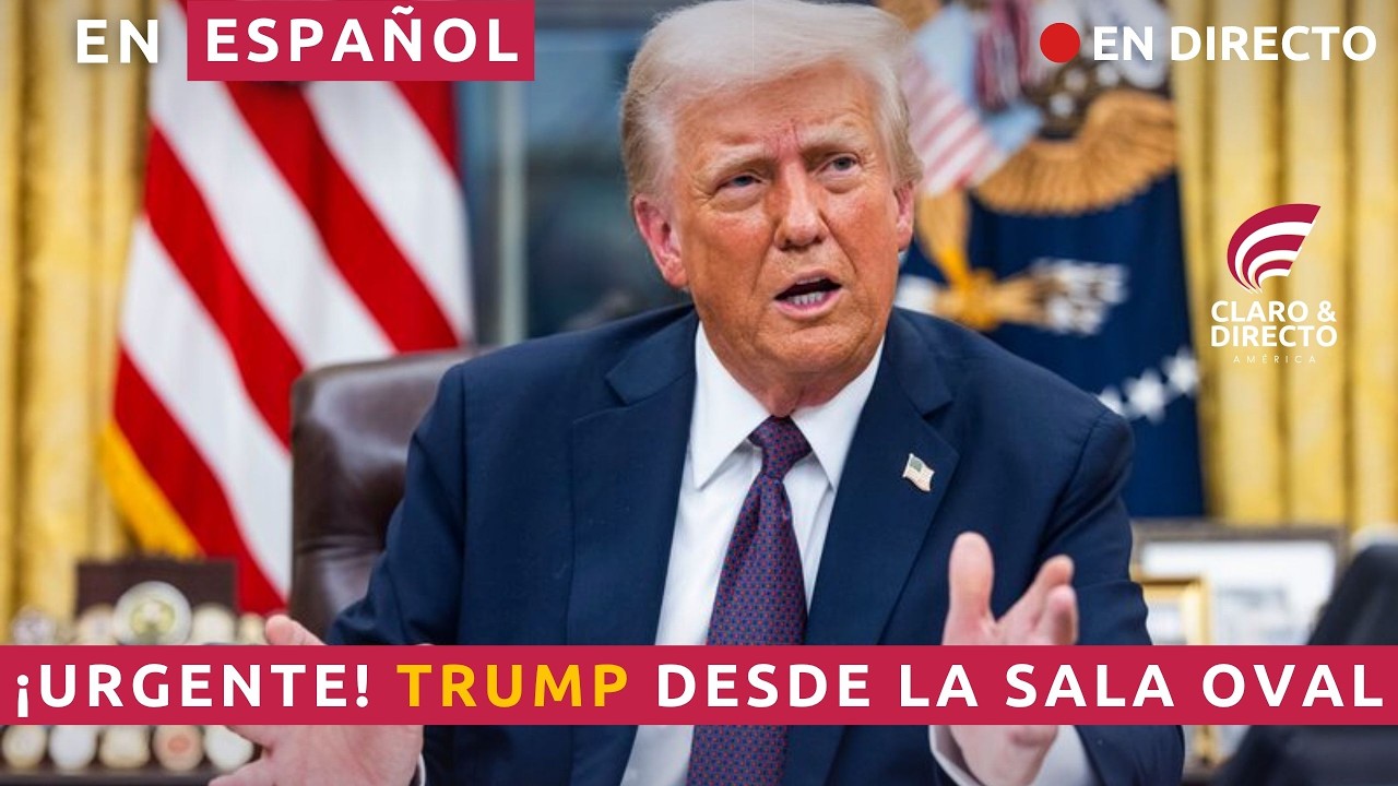 ¡URGENTE! TRUMP SE DIRIGE AL PAÍS DESDE LA CASA BLANCA EN SORPRESIVO ANUNCIO