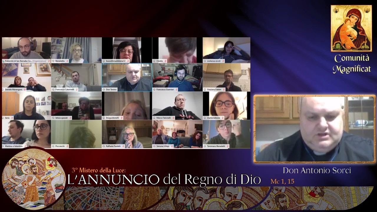 Santo Rosario meditato da Don Tonino Sorci - 19/04/2020