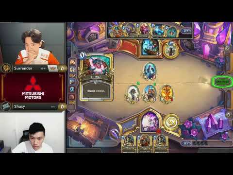 Surrender vs Shaxy ||《爐石戰記》大師職業賽 亞太區 第二季 - W5D1