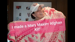 MARY MAXIM Afghan Kit - My First Commissioned Project