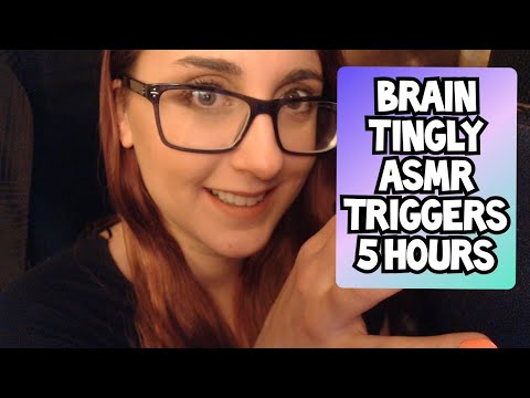 5+ Hours of Fast & Unpredictable ASMR Triggers - Tapping, Scratching, Mouth Sounds, Hand movements Video