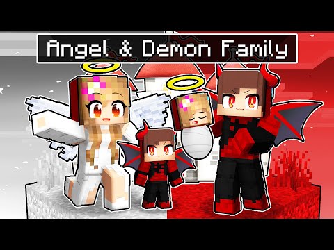 Shrek Craft: ANGEL/DEMON Family in Minecraft! 😈👼