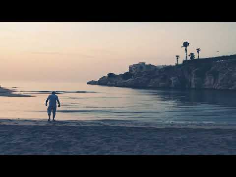 Oman muscat city chrome beach at evning.