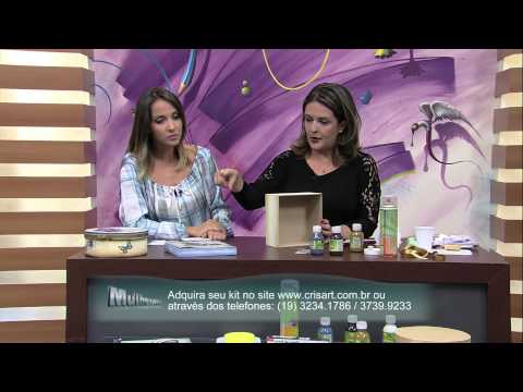 Mulher.com 11/04/2014 Marisa Magalhães - Caixa borboleta Parte 1/2