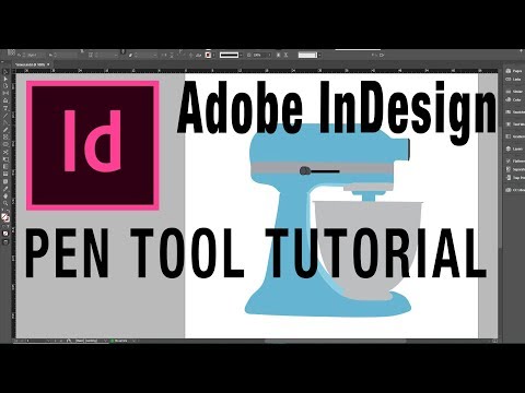 How to Use Pen Tool in Adobe InDesign CC (2018)