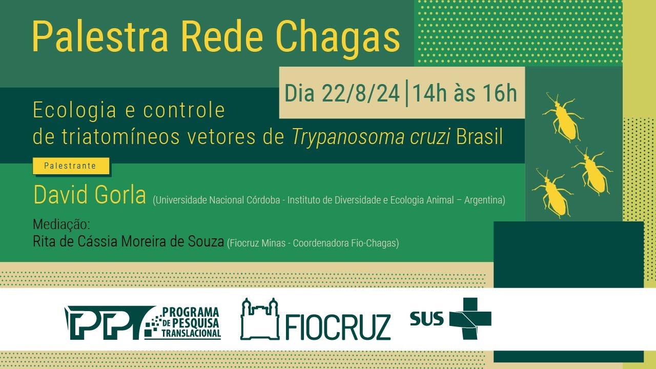 Ecologia e controle de triatomíneos vetores de Trypanosoma cruzi