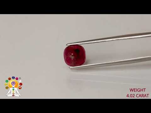 Burma Ruby 4.02ct. (Super Luxury) video