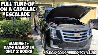 Doing a " TUNE UP " on a 2016 Cadillac Escalade - Spark Plugs - Wires - Ignition Coils - PCV Valve