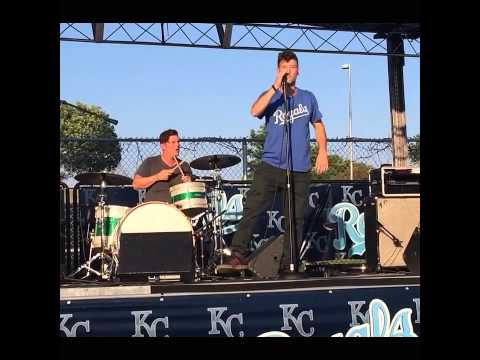 Kangaroo Knife Fight at Kauffman Stadium