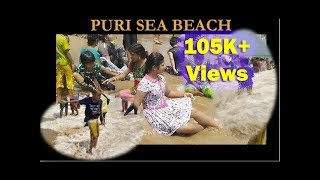 PURI Sea Beach !! All Ages People are Enjoying Sea