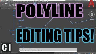 Tips to Edit Polylines Faster in AutoCAD! Quick Edit Lines, Polygons etc.. | 2 Minute Tuesday