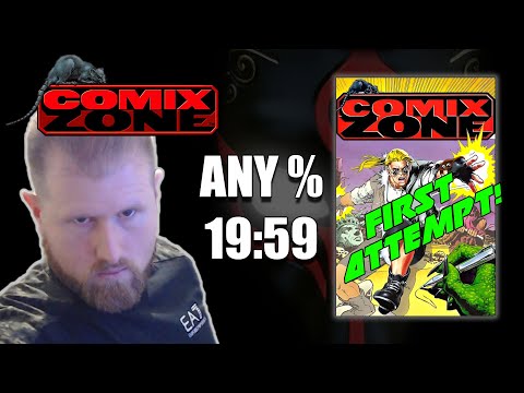 Comix Zone (Genesis) - Speedrun in 19:59 [INSANE First Attempt]
