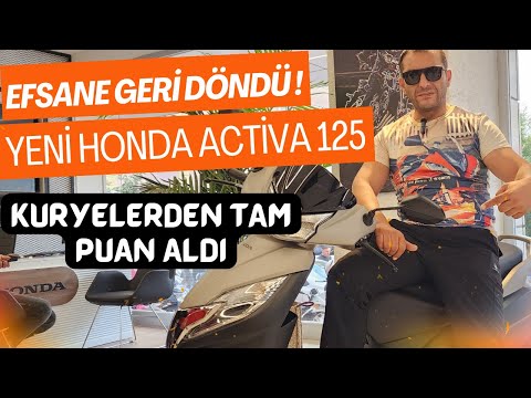 YENİ HONDA ACTİVA 125 | KURYELER TEST ETTİ !!