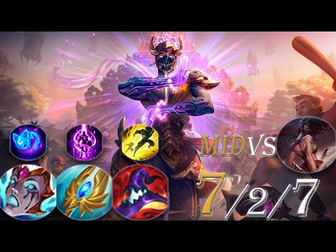 Malzahar Mid Vs Akali. So easy TO Control The Lane And THe Game With Poke Malzahar.