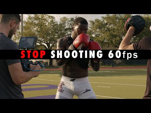 BEST Sports Camera Settings!-  STOP Shooting in 60fps