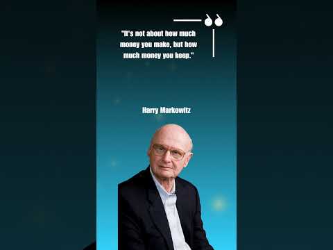 Thumbnail for Harry Markowitz's Wisdom on Finance Part 5 by Harry Markowitz