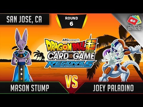 Dragon Ball Super Card Game Gameplay [DBS TCG] San Jose Regional Round 6