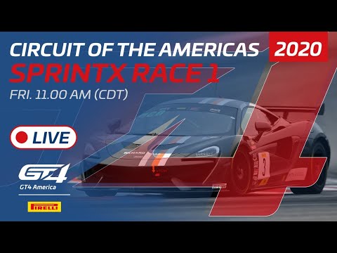 2020年 ブランパンGTワールドチャレンジ・アメリカ（COTA）GT4SPINTX レース1 レースライブ配信動画